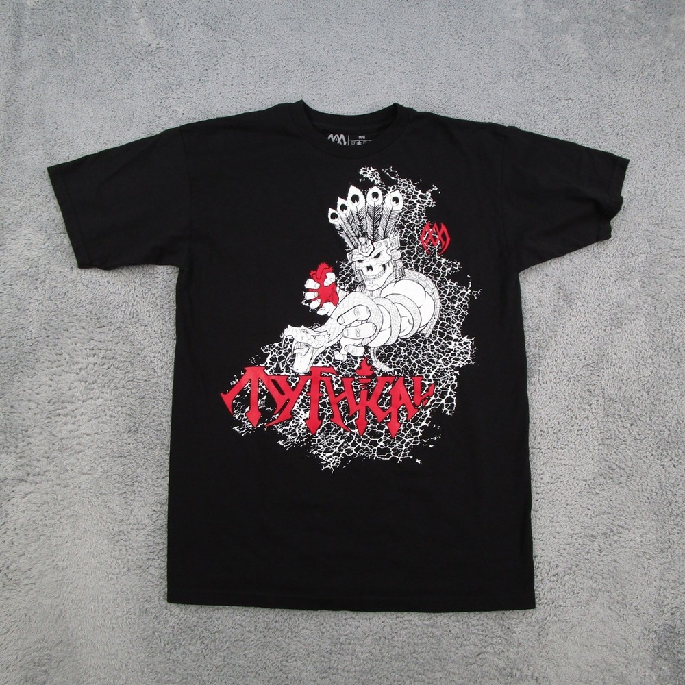 Mythical Apparel Huitzilopochtli Aztec God of War Graphic T-Shirt Black Mens M